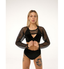 Рашгард черный Bolero Polerina