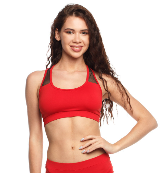 Топ красный Gauzy