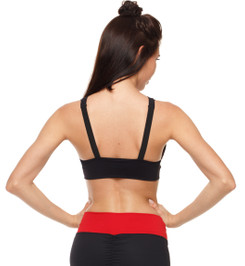 Топ черный с красным Air