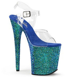 Стрипы Pleaser синие FLAM808LG/C/BLG