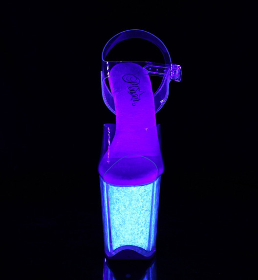 Стрипы Pleaser белые FLAM808UVG/C/NOPG