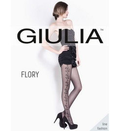 Колготки черные FLORY 04 Giulia
