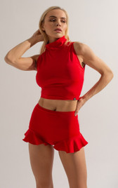 Шорты красные с воланами Sun Shark