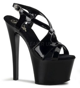 Туфли Pleaser черные SKY330/B/M