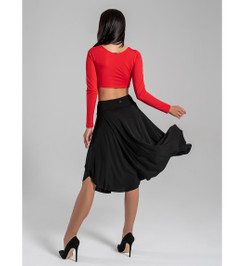 Шорты юбка черные Dolly Max I-Style