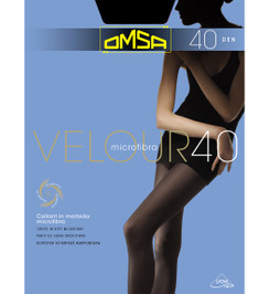 Колготки черные VELOUR 40 Omsa