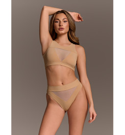 Топ бежевый Force Shark