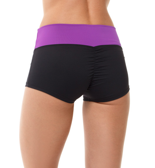 Шорты черные с фиолетовым Competition