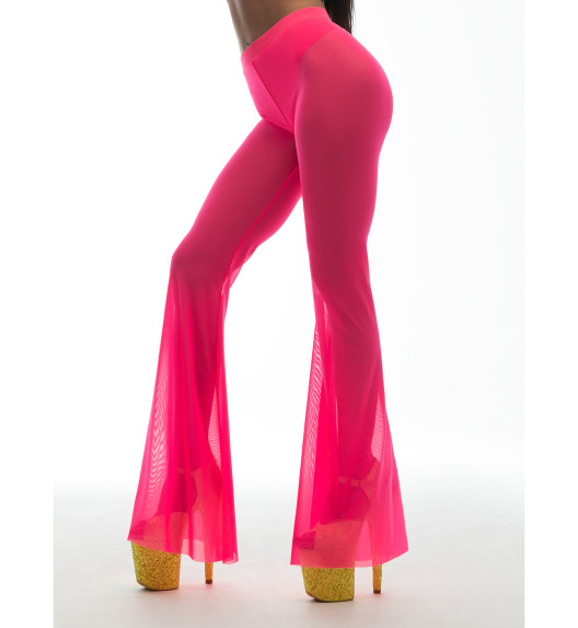 Брюки клеш розовые Disco show I-Style