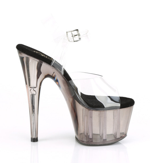 Босоножки Pleaser черные ADO708T/C/SMK