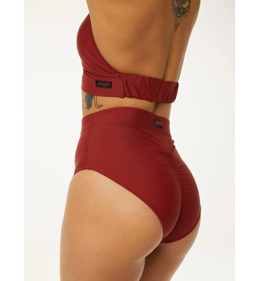 Шорты бордовые Bikini Polerina