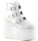 Ботинки Demonia белые SWI105/WVL