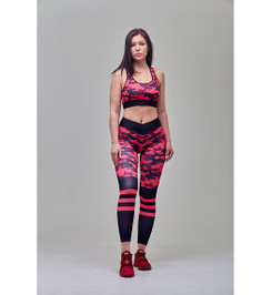 Леггинсы Pink military stripes Mansen