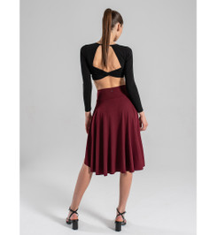Шорты юбка бордовые Dolly Max I-Style