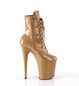 Ботильоны на платформе Pleaser бежевые FLAM1020/TF/M