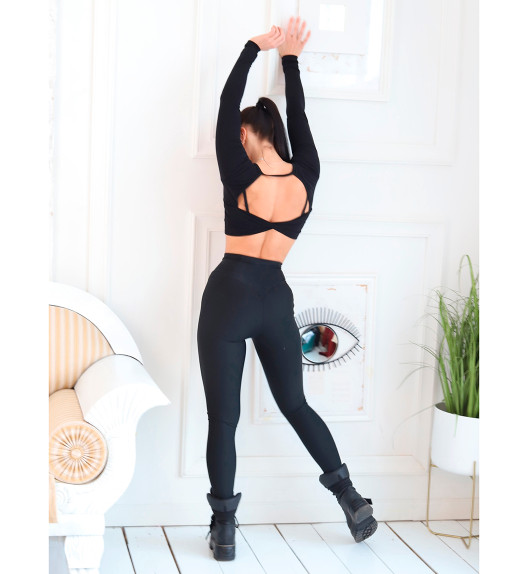 Топ черный Butterfly I-Style