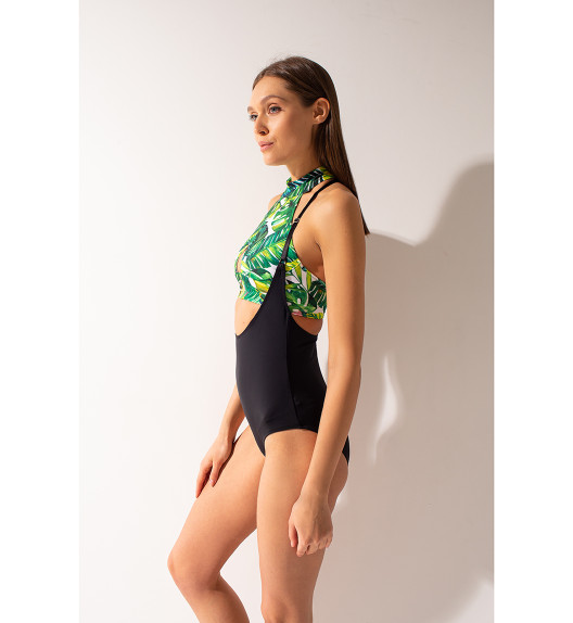 Шорты-подтяжки черные Shark