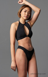 Топ черный Cherry Shark