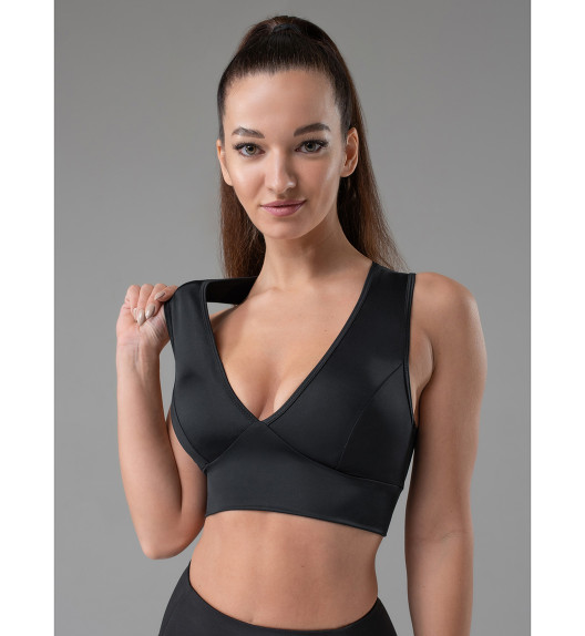 Топ черный Tulip I-Style