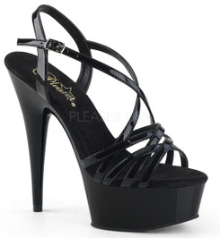 Стрипы Pleaser черные DEL613/B/M