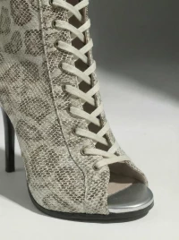 Туфли Хилсы Estrella Pro серая змеиная кожа ESP910GRSN