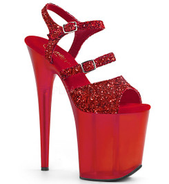 Стрипы Pleaser красные FLAM874/RG/FROR