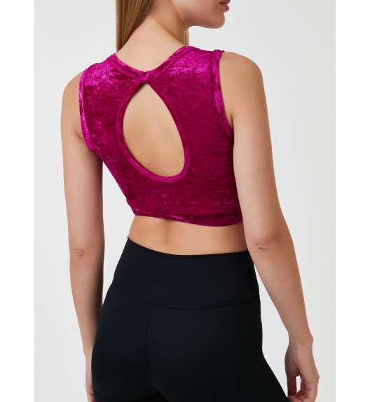 Топ фиолетовый Circle Velvet Star