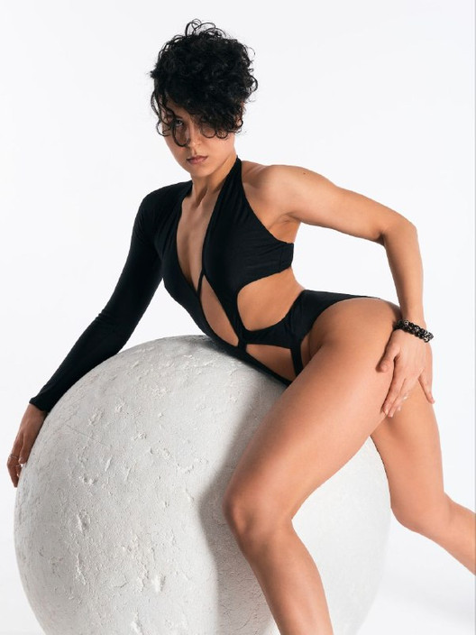 Боди черное Terry EXORCE