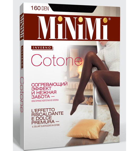 Колготки коричневые COTONE 160 Minimi