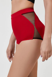 Шорты красные Madonna с сеткой