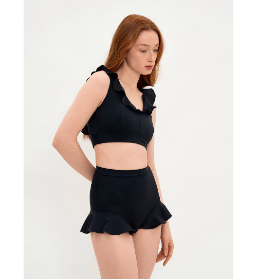 Топ черный Sun Shark