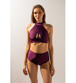 Шорты двухсторонние Plum-Black Swirl Shark