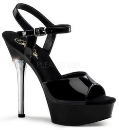 Босоножки Pleaser черные ALL609/B/M