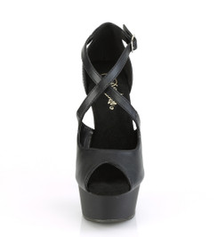 Туфли Pleaser черные DEL621/BPU/M