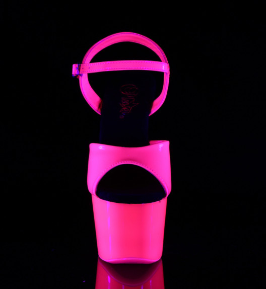 Босоножки на платформе Pleaser розовые ADO709UV/NHP/M