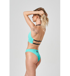 Топ голубой Cherry Shark