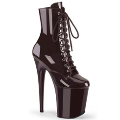 Ботильоны на платформе Pleaser кофейные FLAM1020/CF/M