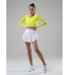 Лонгслив желтый из сетки Shadow I-Style