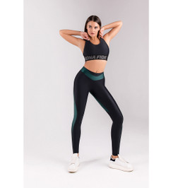 Лосины My Heart Will Go On "Black & Green" Bona Fide