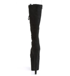 Сапоги на платформе Pleaser черные FLAM2051FS/BFS/M