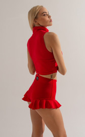 Шорты красные с воланами Sun Shark