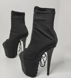 Защита-Чулок на стрипы черная Lace