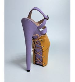 Защита на стрипы кожаная карамель Lace