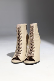 Туфли хилсы Estrella Lux крем ESL1102CR