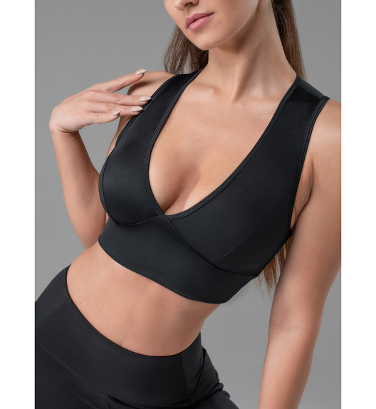 Топ черный TulipI-Style