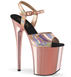 Стрипы Pleaser розовое золото FLAM809HG/ROHG/ROGCH