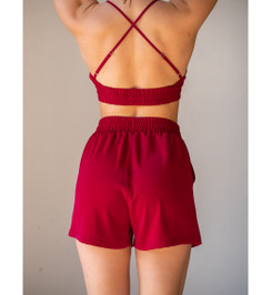 Топ бордовый Bralet I-Style