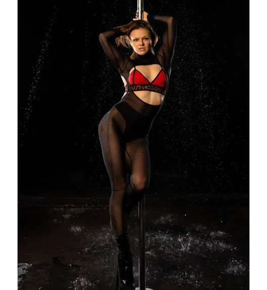 Комбинезон черная сетка Лилит EXORCE