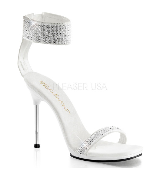 Босоножки Pleaser со стразами CHIC40/W/NB