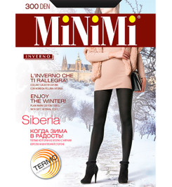 Колготки черные SIBERIA 300 Minimi
